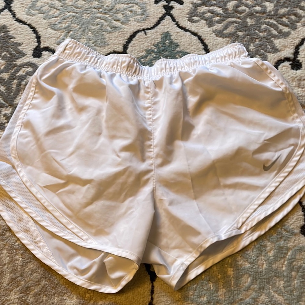 Nike dri fit lined nylon shorts.